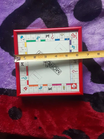 MONOPOLY GAME BOARD Professionally Framed BY MICHAELS Wall Hang-up Picture?????? Model