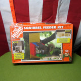 SQUIRREL-FEEDER KIT Home Depot easy kids DIY craft 2002 wooden box NWT Model