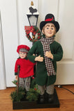 VTG Holiday Creations Animated BOB CRACHIT TINY TIM Dickens Christmas Carol BOX Model