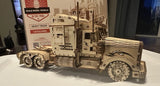 3D Wooden Puzzle for Adults-Mechanical Car Model Vehicle Building Kit 1:40 Scale Model