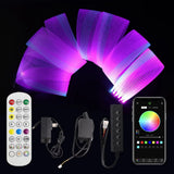 LED Fiber Optic Light DIY Mesh Kits for Ceiling Wall Party Bar KTV  118" or 197" Model