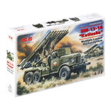 ICM 72571 Plastic model kit Scale 1:72 BM-13-16 Soviet Army rocket volley system Model