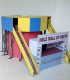 HO Scale Carnival Fair : Motorcycle Wall Of Death Card Kit YOU BUILD! Rare Kit! Model
