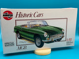 Airfix Historic Cars MGB Roadster 1:32 Scale Model Kit 02420 - New/Open Box Model