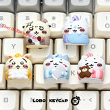 Chiikawa Usagi Hachiware Pajama Style ESC Keycap Mechanical Keyboard Decor Gift Model