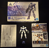 (Built) Bandai 30 Minutes Missions eEXM-17 Alto White 1:144 Mecha Model Kit Model