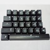 26 Keys Backlit Keycap for Mechanical Keyboard Keypad Games Model