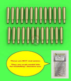 Master 1/35 M2 Browning .50 Cal 12.7mm MG Empty Shells Casings (25 pc) GM-35-020 Model