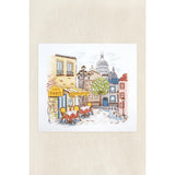 DMC counted cross stitch kit "Montmartre", 23x21cm, DIY Model