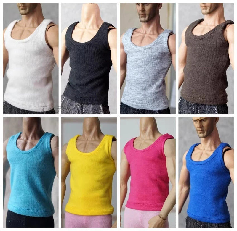 1/6 Scale Vest Tank Top Clothes Model For 12" HT 3A PH TBL Action Figure Body Model