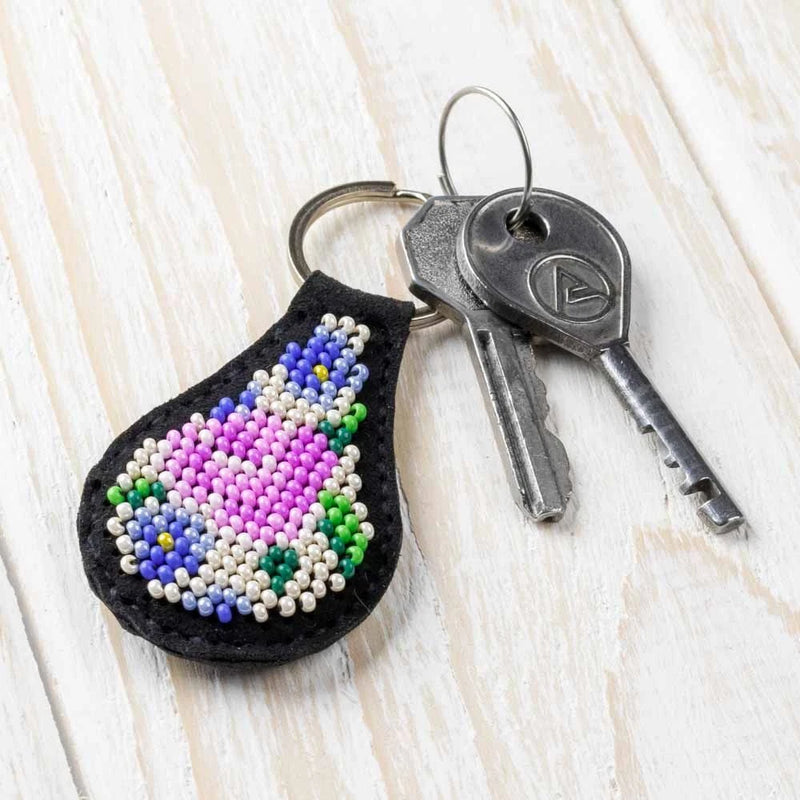 DIY Keychain Bead Embroidery Kit Model
