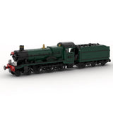 Modubrix Mocs Bricks Sets GWR 8W Hall Steam Locomotive 1009 pcs  Toys Kits Model