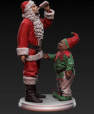 1/24 Resin Figure Bad Santa Merry Christmas Unpainted Unassembled 5509 Model