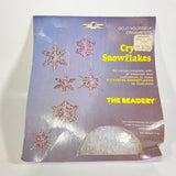 1982 The Beadery Do-It-Yourself DIY Christmas Crystal Snowflakes Kit - NEW Model