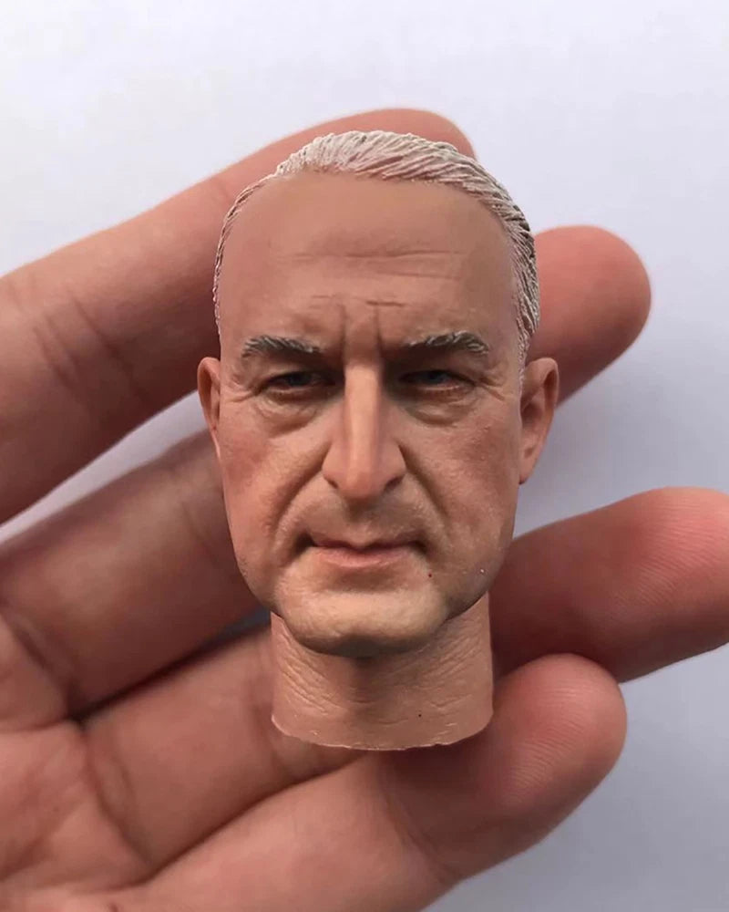 1/6 Scale WWII Marshal 1.0 Commander Head Carving Sculpt Model Toys Model