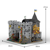ZITIANYOUBUILD Enclosed Fortress & Medieval Castle 5812 Building Toys Kit Model