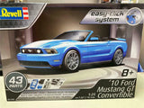 Revell snap kit 1242 '10 Ford Mustang GT Convertible model kit new in the box Model