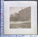 Victorian Board Mounted Antique Photograph - Cousin Frank Home Deering Maine Model