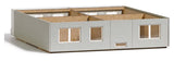 HO Scale Buildings - 1927 - Prefabricated building WBS 70 extension - kit Model