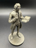 Franklin Mint The Schoolmaster Pewter Figurine 1974 People Of Colonial America Model