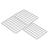 16"x12" Wire Grid Panel, 3 Pack Wall Grid Decorative Board Photo Display Black Model
