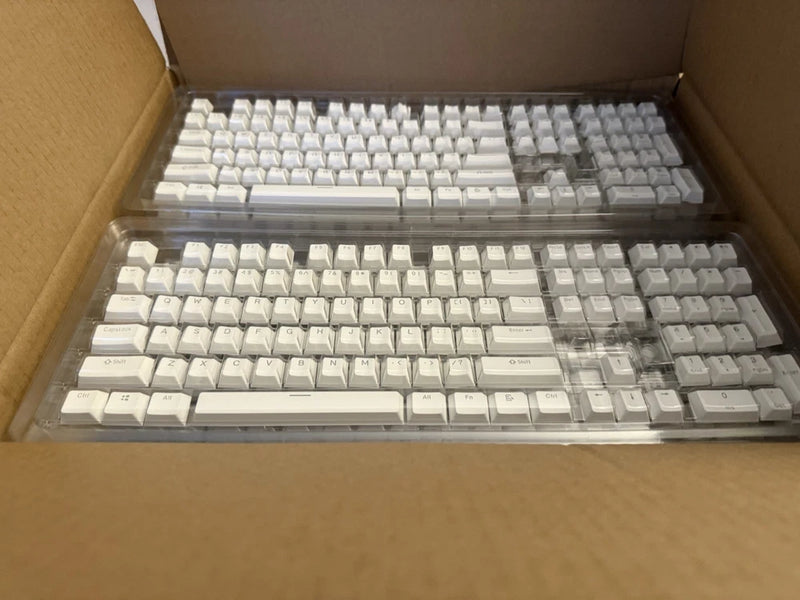 Case 20x Hexgears Kono Gemini Dawn White Keycap Sets Doubleshot PBT MX GK803 Model