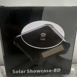 3.5" SOLAR ROTATING DISPLAY STAND BLACK BASE FOR 1/64 SCALE MODEL DIECAST CAR Model