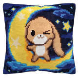 CDA stamped cross stitch kit cushion "My dream-world", 40x40cm, DIY Model