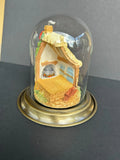 Olszewski Goebel Display, "Three Little Pigs House", w/ Glass Dome, #956-D, NIB Model