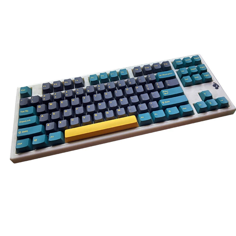 126 Key Mars Green PBT Keycap Set Double Shot OEM Profile Key Caps For Meck Keeb Model