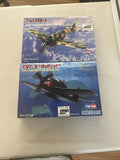 Hobby boss 1/72 F6F-5 hellcat And Fw 1 98?C6 Easy Assembly Two Kits Open Box Comp Model