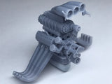 1/24 Hemi Funny Car Engine, Revell, Monogram, Aoshima, Fujimi Model