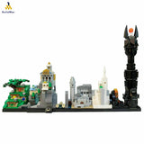 Skyline Architecture Set 730 Pieces Building Blocks Toys Kit Set for Collection Model