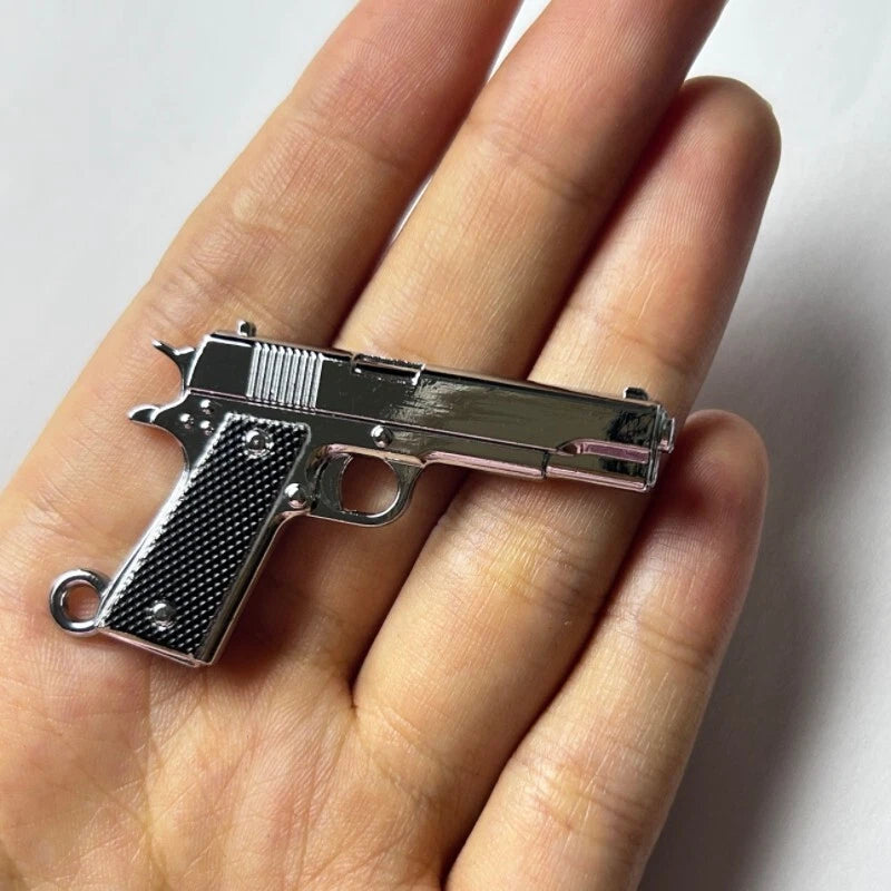 1/6 Scale Miniture Metal pistol Model for 12" Action Figure Scene 1911 Craft Model