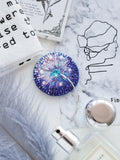 DIY Jewelry making kit "Dandelion", Seed beaded brooch, Bead Embroidery Kit Model