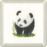Heritage counted cross stitch kit Aida "Panda", CFPA1514-A, Coaster size 7,5x7,5 Model