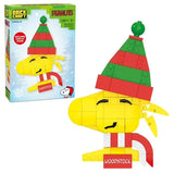 New Brickcraft Peanuts Woodstock Holiday Building Blocks Kit 129 Pcs Christmas Model