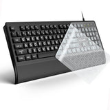 Large Print Computer Keyboard High Visibility Big Letter For Visually Impaired Model