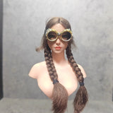1/6 Scale Mechanical Wind Resin Punk Glasses Model For 12" Action Figure Body Model