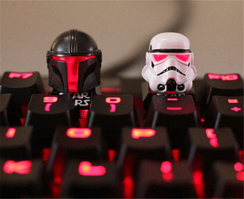 Star Wars The Mandalorian Storm Troops Handmade Resin Keycap Mechanical Keyboard Model