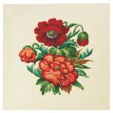 Permin counted cross stitch kit "Valmuer", 36x36cm, DIY, 70-7068 Model
