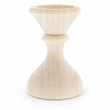 Tall Pedestal Unfinished Wooden Egg Stand Holder Display Model