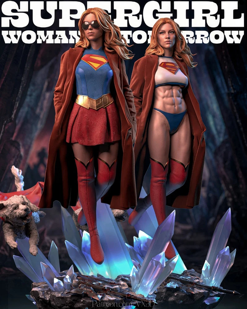Supergirl SFW/NSFW Sculpture(300mm)Unassembled/Unpainted/3D Printed Model