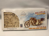 NEW UGEARS V-Models Bike Motorcycle Wooden Mechanical Model 3D Puzzle Kit VM-02 Model