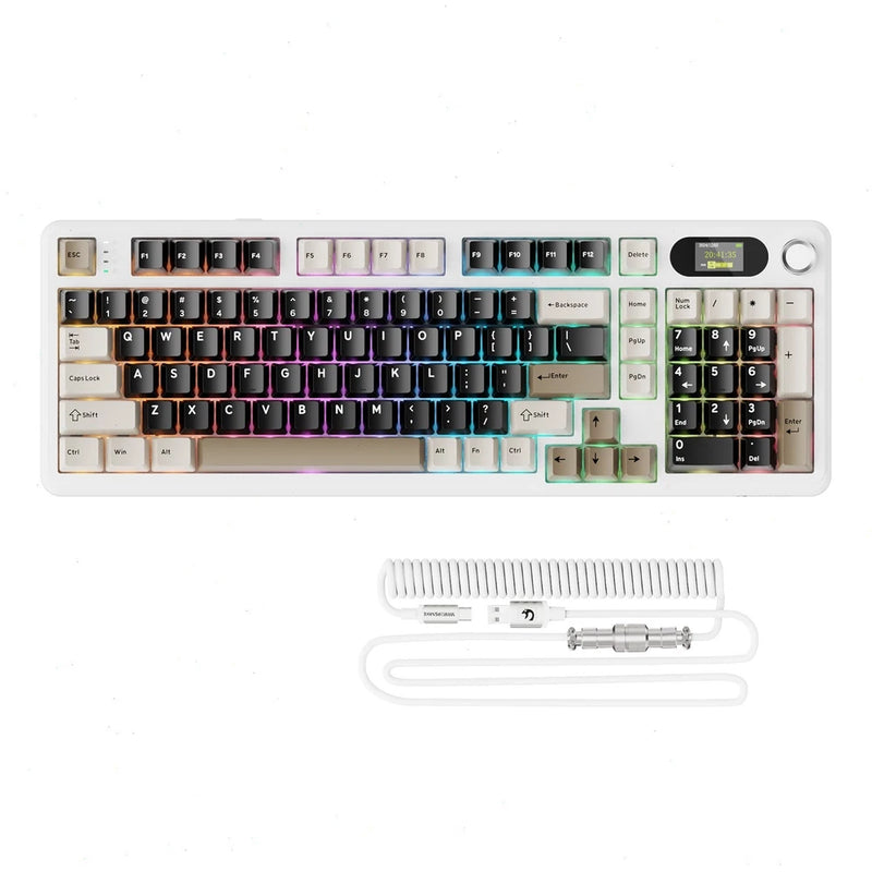 keyboard and Coiled Cable Model