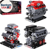 3-In-1 Mini Engine Model Car Kits That Runs, V8 V12 W16 Engine Kits for Adults & Model