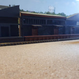 Ho 1/87 Scale Backdrop warehouse SKILLION roof ?C module design building kit. Model