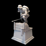 1/16 WWII German Biological Soldier RESIN FIGURE MODEL KIT Unassembled Unpainted Model