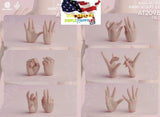 Worldbox 1/6 AT209 Hands Pale Model Accessories For 12