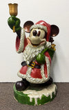RARE Vintage Disney 36" Tall Mickey Mouse Santa Clause Sculpture Statue Display Model